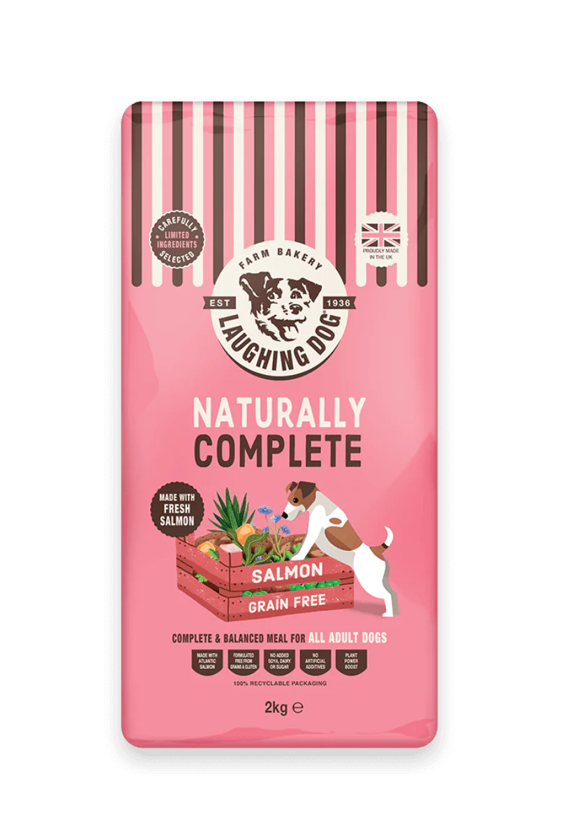 Grain Free Salmon Dog Food Complete – Laughing Dog Food
