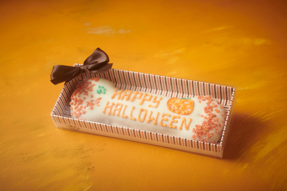 Hand Decorated Wheat Free Halloween Dog Treat