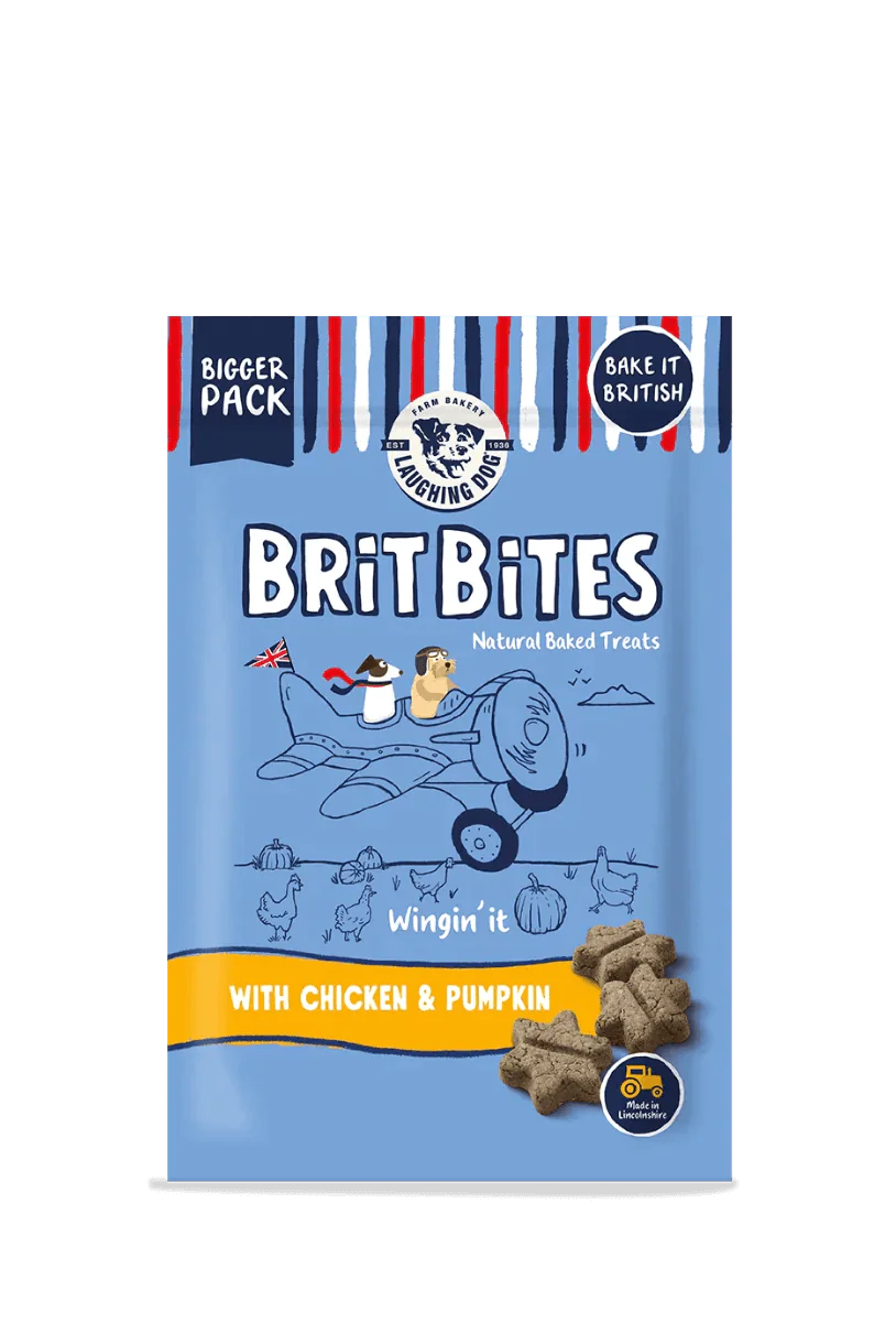 Brit Bites with Chicken & Pumpkin