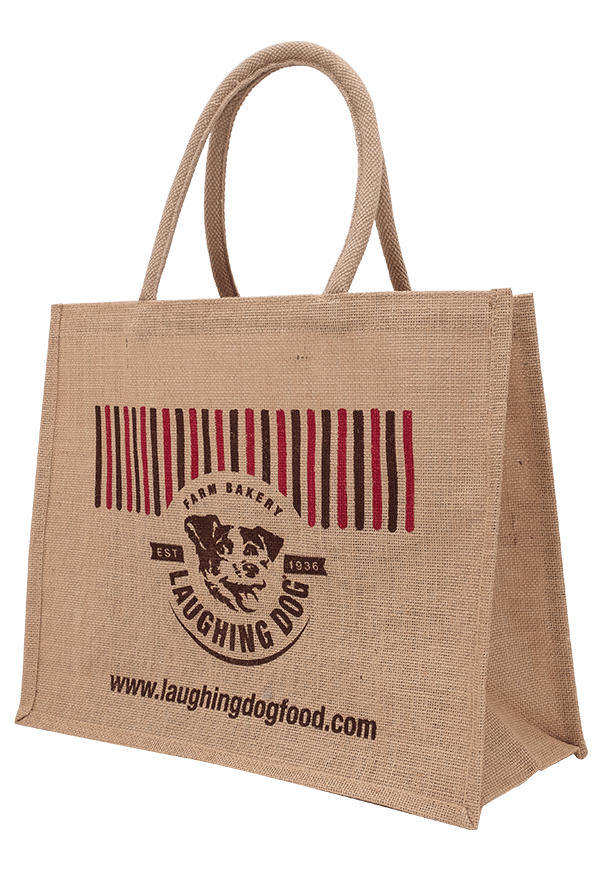 Jute Bag for treats | Laughing Dog Food