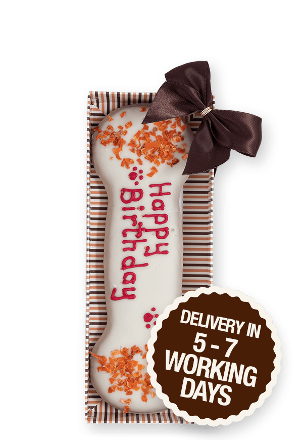 Happy Birthday Dog Bone | Laughing Dog Food