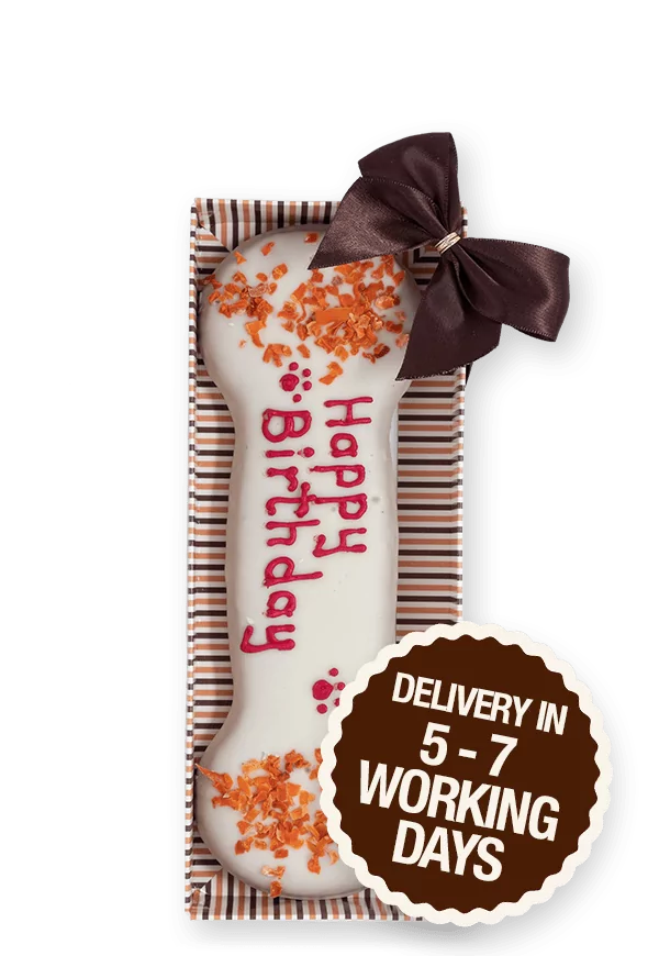Happy Birthday Dog Bone | Laughing Dog Food
