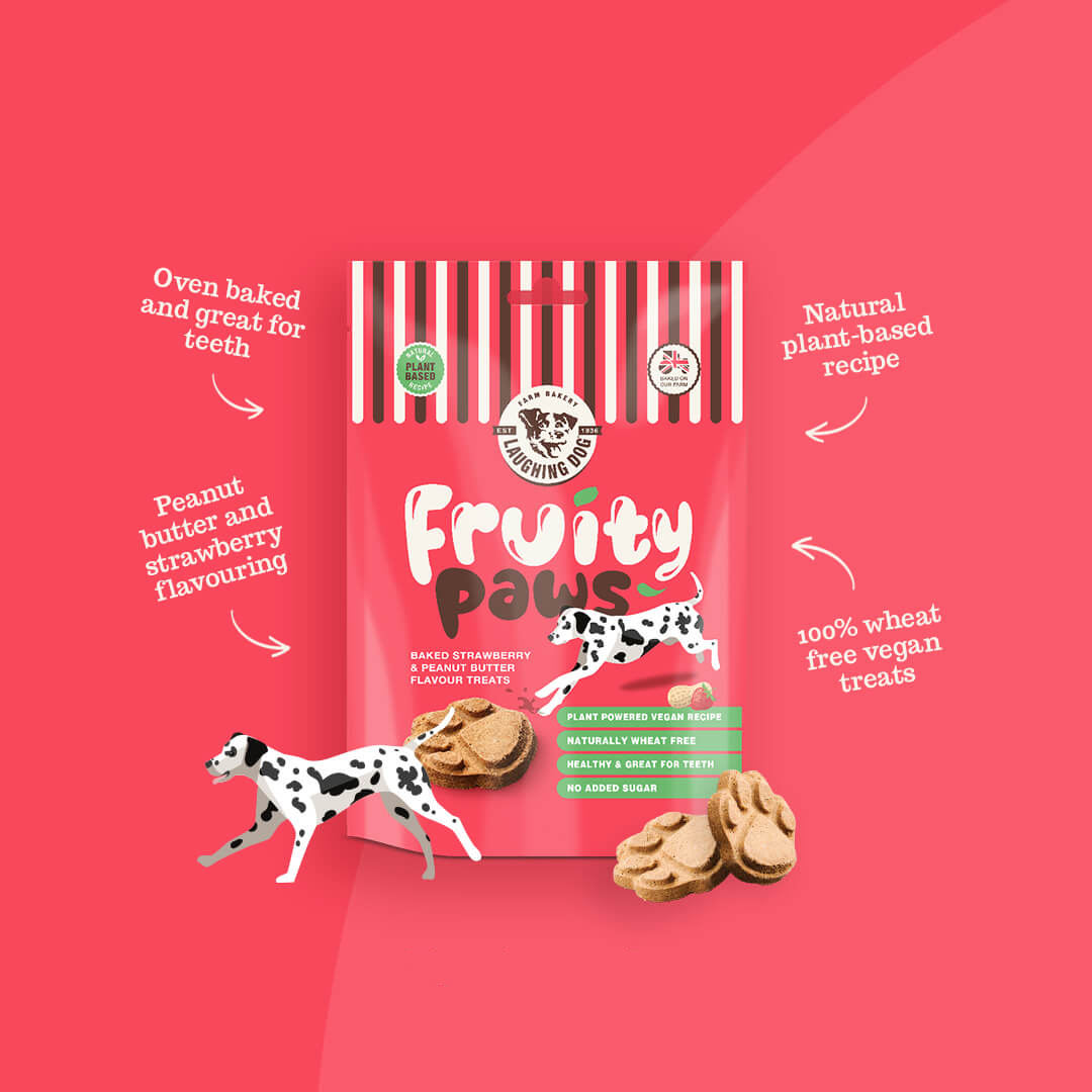 528417928 fruity paws info | Laughing Dog Food