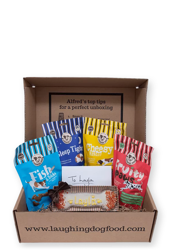 thank you dog treat hamper
