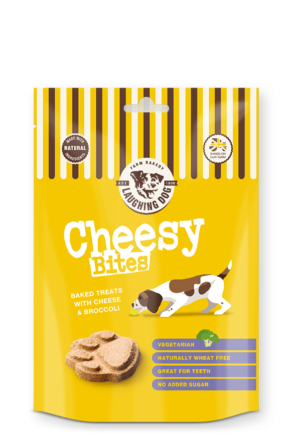 Cheesy Dog Treats | Laughing Dog Food