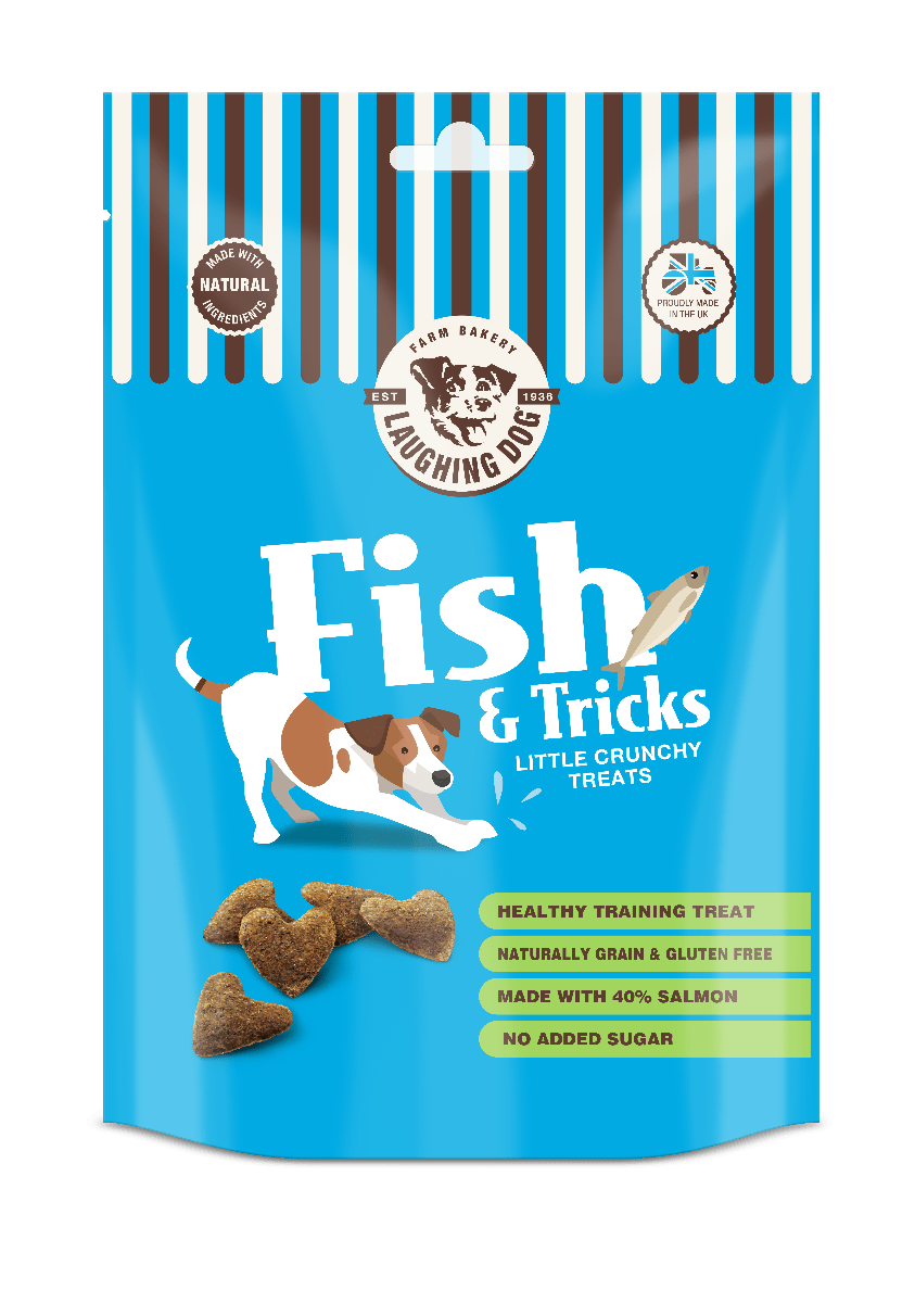 Fish and Tricks Dog Treats | Laughing Dog Food