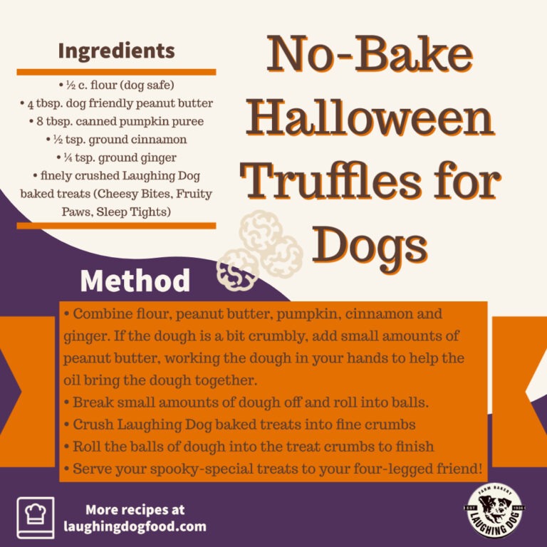 Halloween Dog Treats | Dog Treat Ideas from Laughing Dog Food