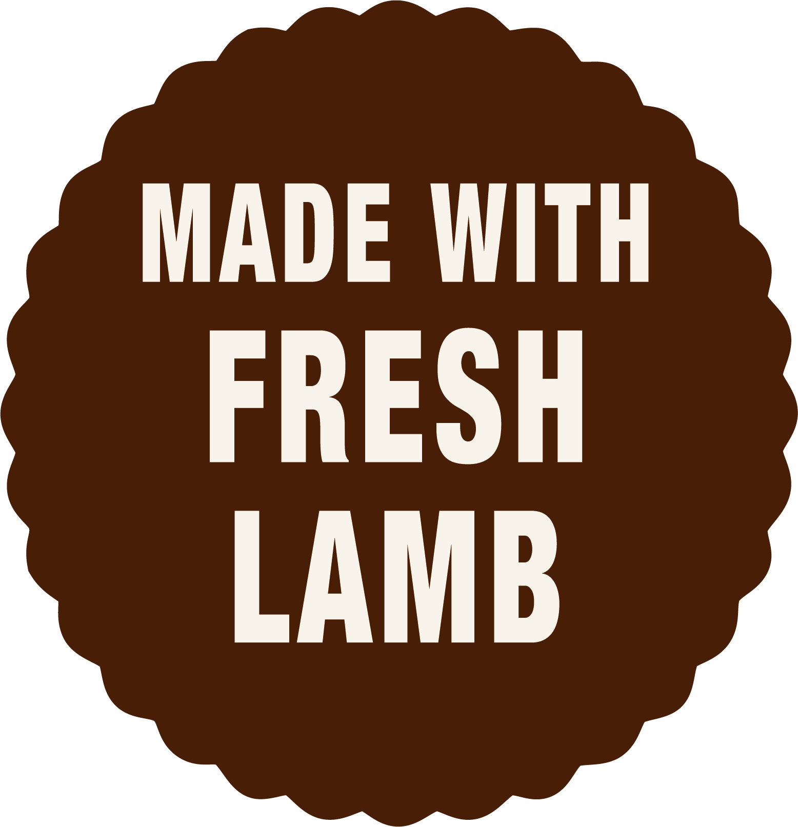 Made with fresh lamb dog food - Laughing Dog Food