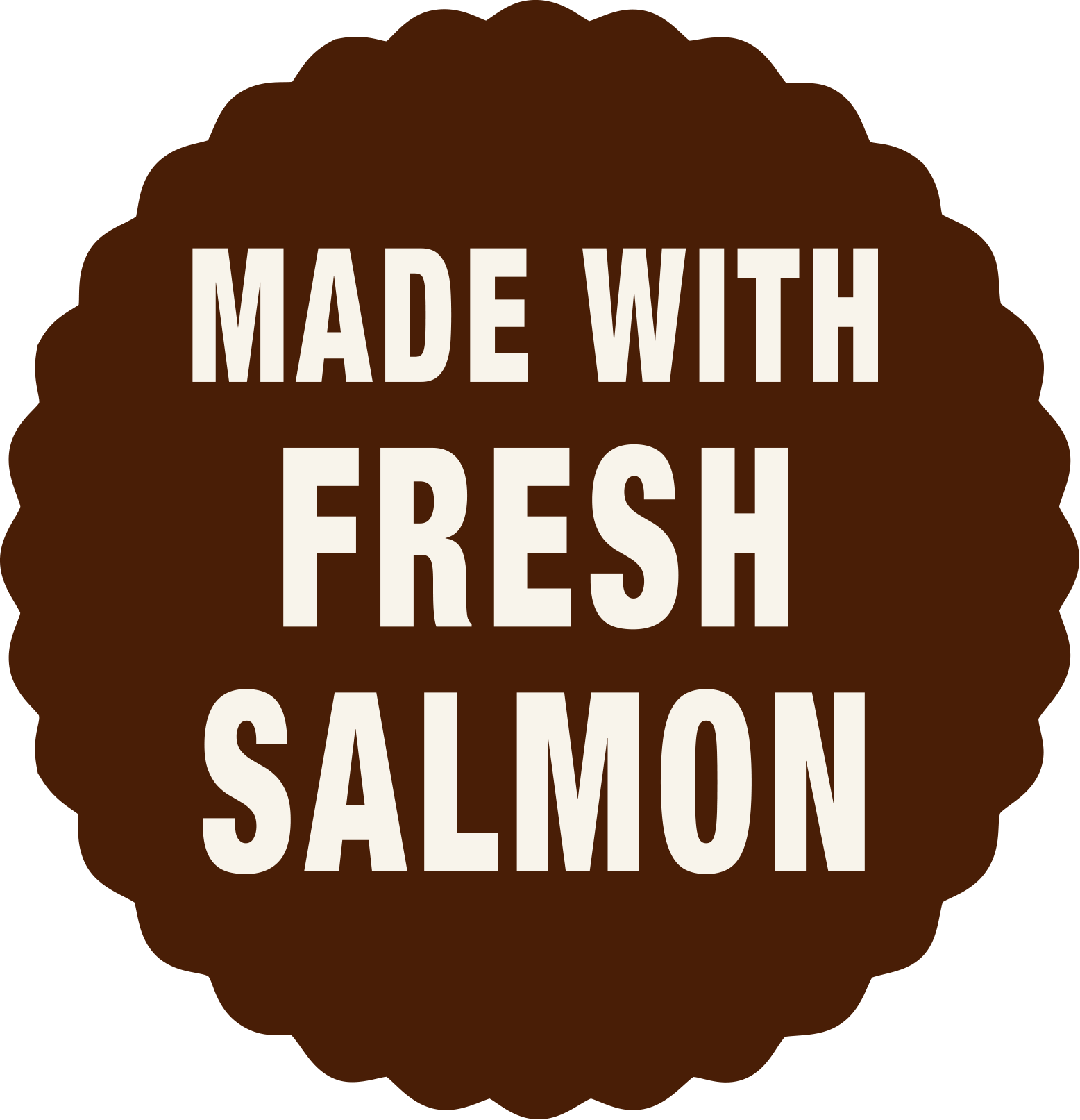 Made with fresh salmon dog food - Laughing Dog Food