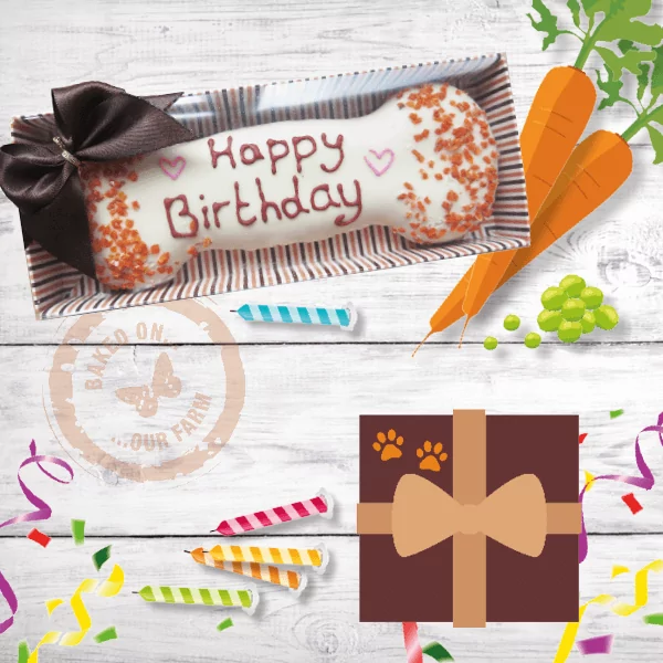 Happy Birthday wheat free bone | Laughing Dog Food