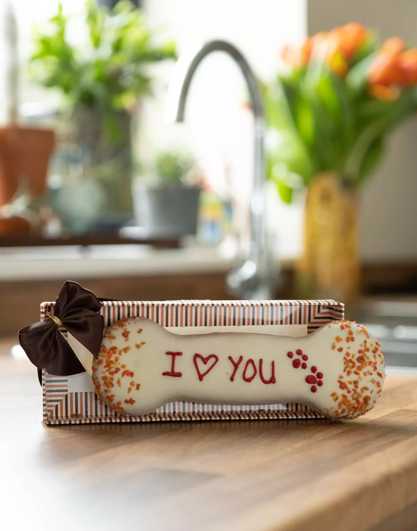 I love you dog treat | Laughing Dog Food