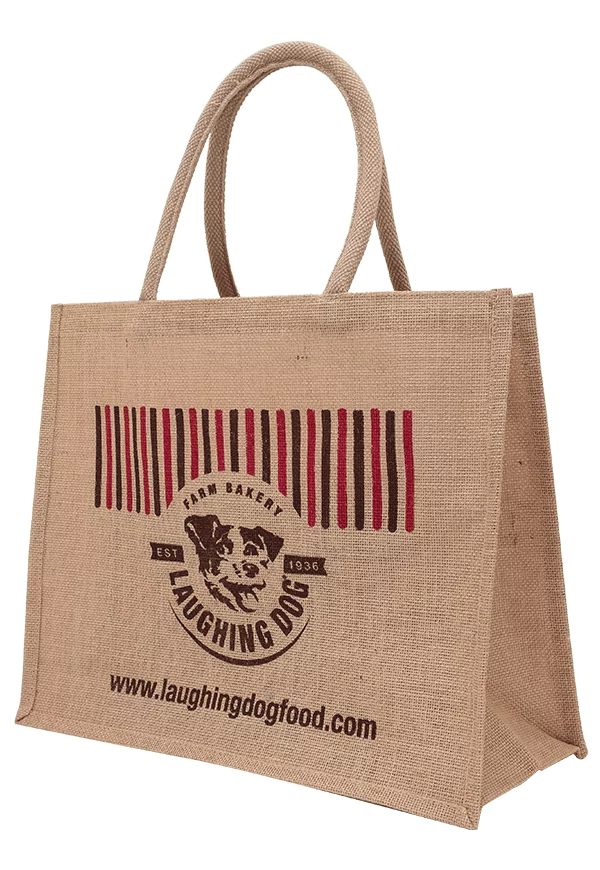 Jute Bag for treats | Laughing Dog Food