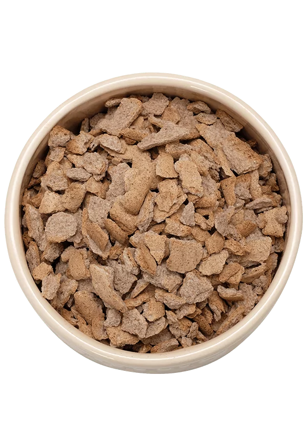 products ld trad mixer meal in bowl 2 | Laughing Dog Food