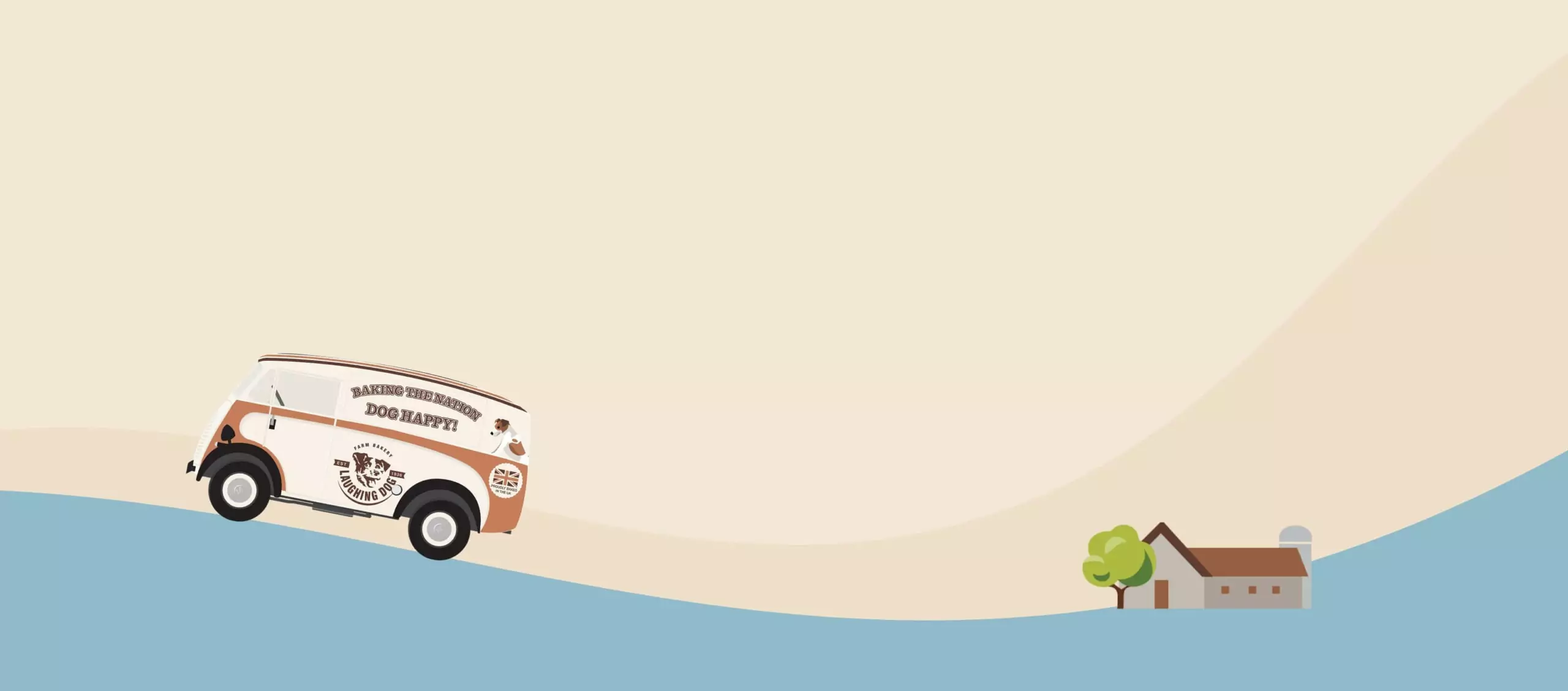 van hill background scaled | Laughing Dog Food