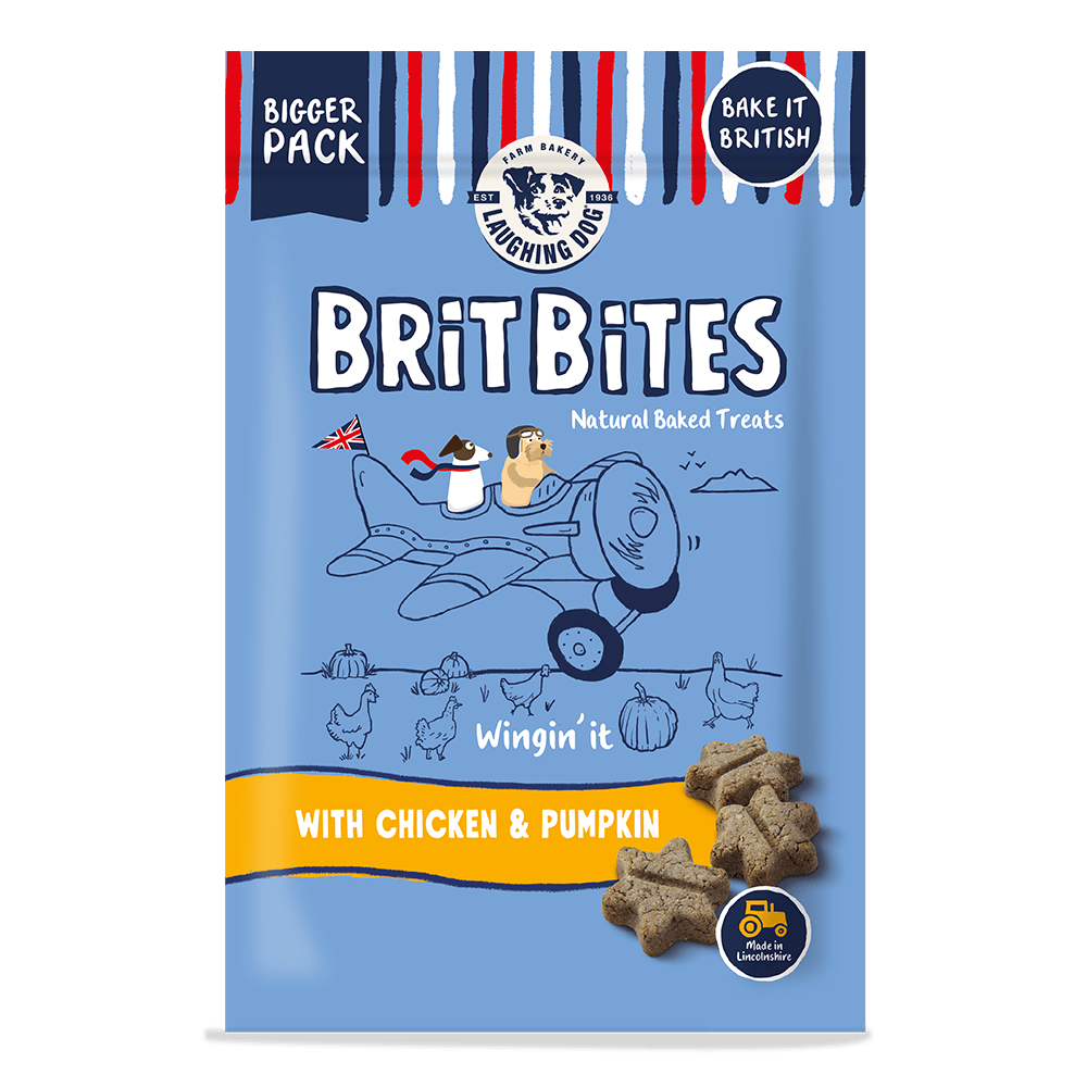 LD Brit Bites Chicken Pumpkin | Laughing Dog Food