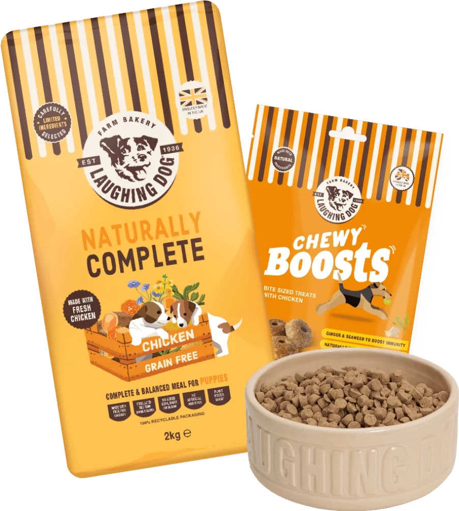 header left | Laughing Dog Food header left | Laughing Dog Food