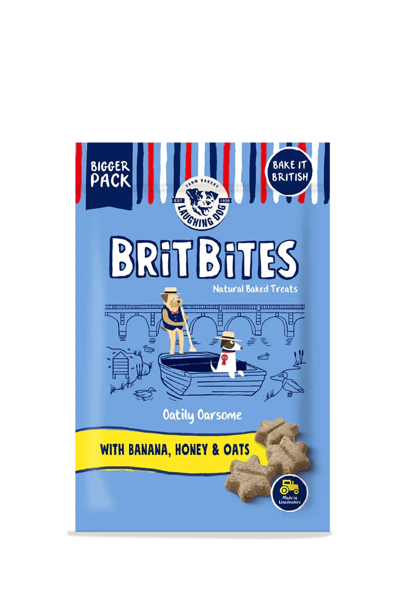 Brit Bites with Banana, Honey & Oats