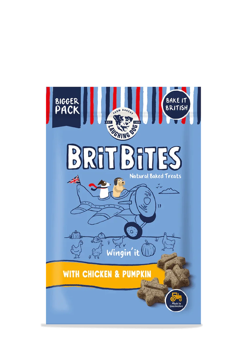 Brit Bites with Chicken & Pumpkin